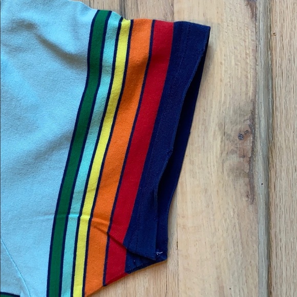 Saint Laurent Slim Fit Striped Cotton T-Shirt - Picture 4 of 7